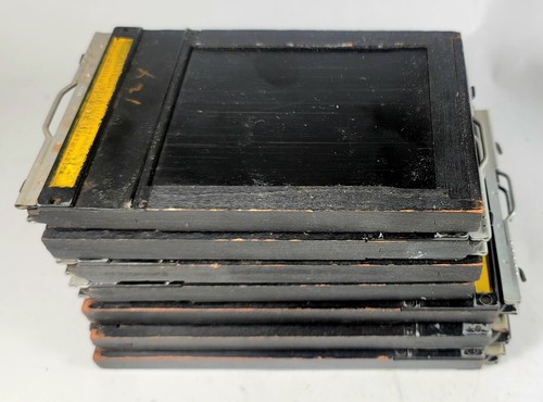 Lot of 7 Vintage (3)4x5 Cut Film Holder Baco Model B3 & (4) 3 1/4x41/4 GRAFLEX - Picture 2 of 10