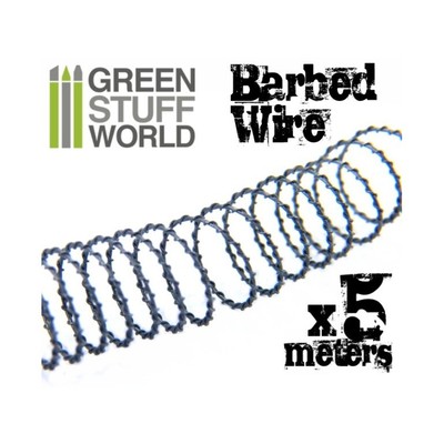 Green Stuff World Modelling Supply Simulated Barbed Wire (5m) New