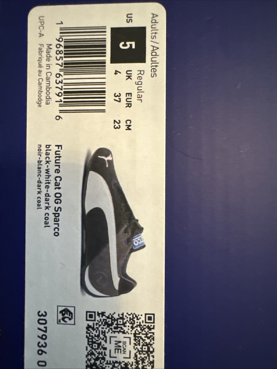 New PUMA x SPARCO Future Cat OG Men's Size 5 Driving Shoes