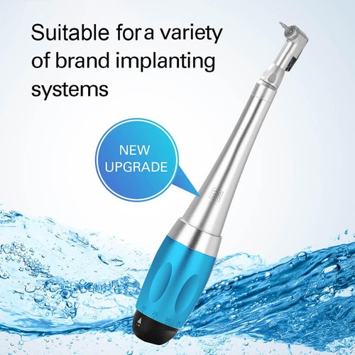 Dental Universal Implant Wrench 5N-35N Drivers 2.35mm Latch Type Handpiece Blue