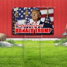 Congratulations Donald Trump indoor outdoor yard sign