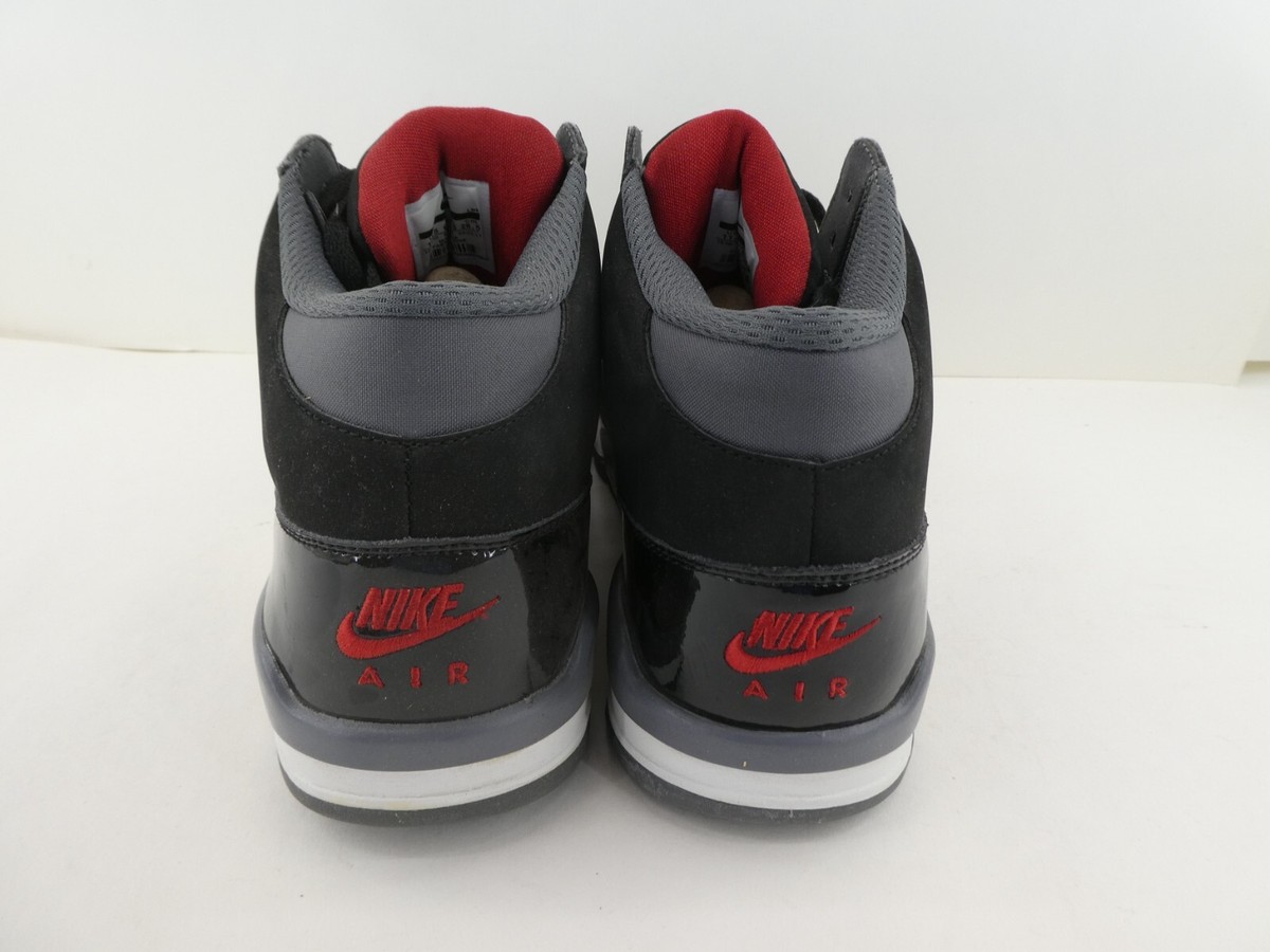 Nike Size Men\'s 11.5‎ Black/Grey/ Red Air Integrate Nike - Unisex - GS Air Max 90 - Black/Cool Grey/Gym Red – Nohble main image 3
