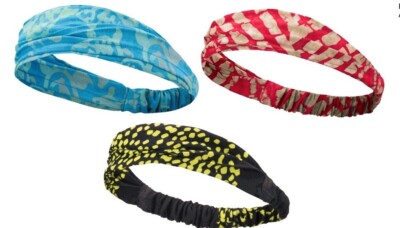 Headbands, Hairbands, 3 Pc Set, Elastic, Assorted Designs Only