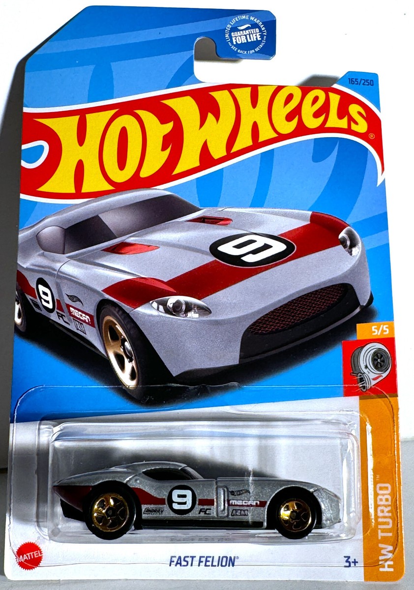 Hot Wheels 2023,Fast Felion #165/250,HW Turbo 5/5,HKK86,Gray