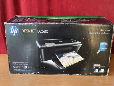 Printer HP DeskJet D2680 Standard Inkjet NEW / Open Box.