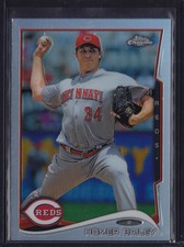 2014 TOPPS CHROME REFRACTOR PARALLEL HOMER BAILEY #118 REDS