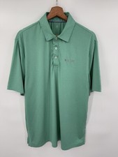 Ralph Lauren RLX Polo Shirt Mens Large Green Casual Golf Performance Stretch