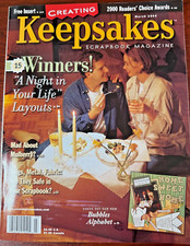 Creating Keepsakes Magazine - March 2000 - Vintage  NLA - NEW 