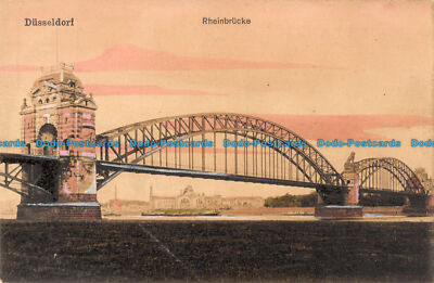 R164898 Dusseldorf. Rheinbrucke. F. E. D