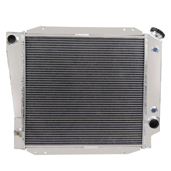 4 Row Aluminum Radiator Shroud Fan Relay For 1966-77 1971 Ford Early Bronco 5.0L - Imagem 3 de 4