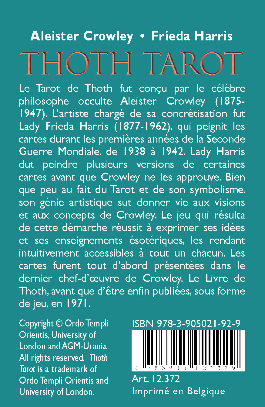 Thumbnail - Aleister Crowley; Frieda Harris / Le Tarot Thoth Par Aleister Crowley
