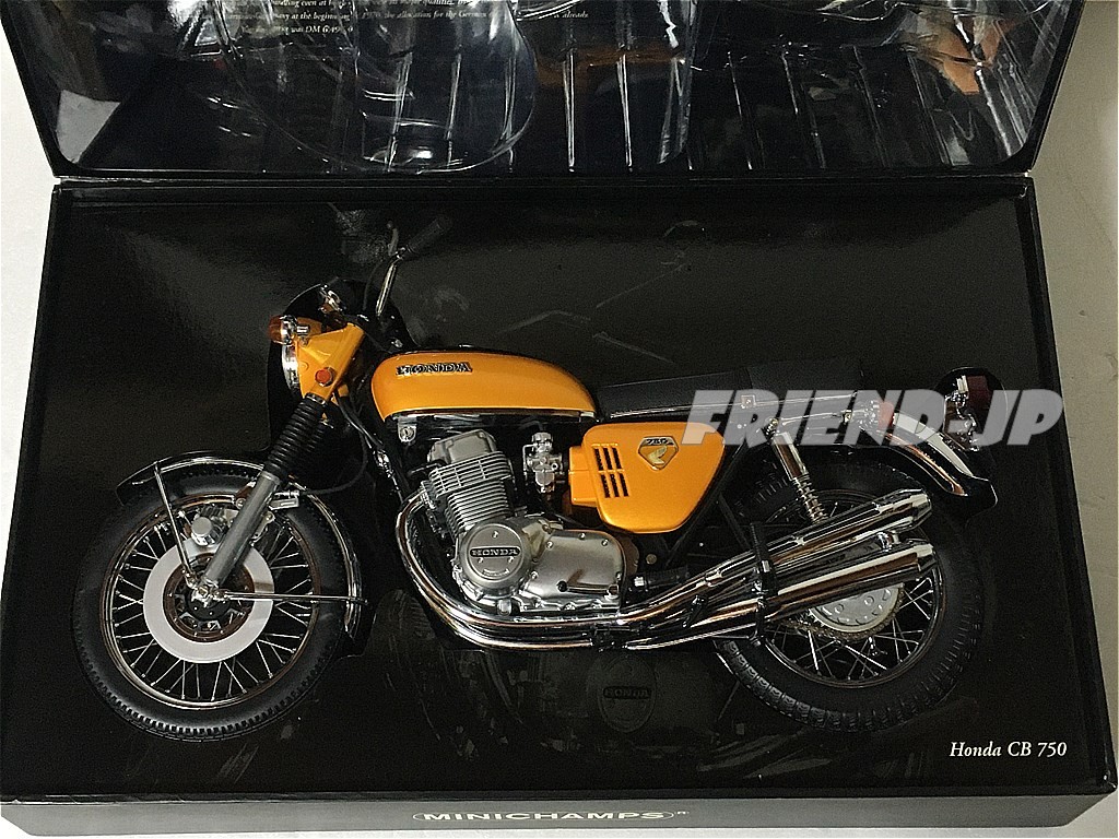 MINICHAMPS 1/6 Scale HONDA CB750 Four KO 1969 Gold Metallic