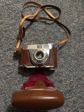 VTG Kodak Retinette 1A 35mm Camera Schneider Kreuznach Lens 1:2.8 45MM w/Case