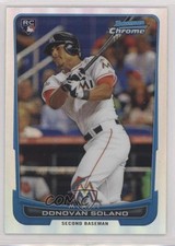 2012 Bowman Chrome Refractor Donovan Solano #148 0yk4