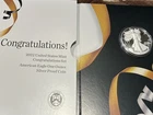 2022 United States Mint Congratulations Set $1 American  Silver Eagle Coin Proof
