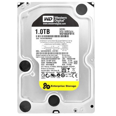 Western Digital Black 1TB Re 4 WD1003FBYX Sata II 64MB 7200 RPM 3,5'' Zoll