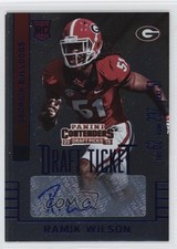 2015 Contenders Draft Picks College Ticket Blue Foil Ramik Wilson #241 Auto 1o1f