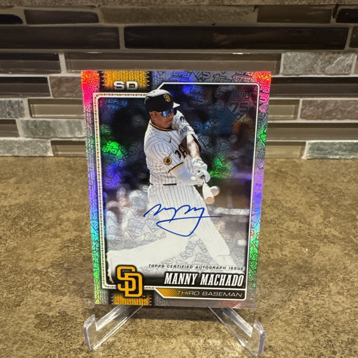 Manny Machado Baseball Serial Numbered Sports Trading Cards