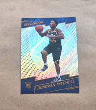 DONOVAN MITCHELL ~~~ ROOKIE ~~~ 2017 panini revolution base card #125. rookie card picture