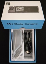 L9 1080P HD Mini Body Cam 180  Rotatable Lens Clip Action Camera Night Vision