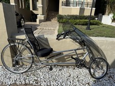 Easy Racers Gold Rush Recumbent Bicycle – Windwrap Fairing – USA Made – 8 ft