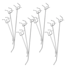 90 Pcs Heavy Duty Nail Board Hook Commodity Display Garage Organizing Hooks