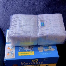 Pampers Swaddlers Newborn Size N Disposable Baby Diapers 74 Count