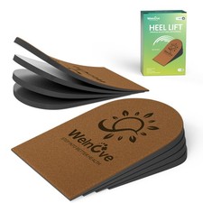 Adjustable Heel Lift Inserts for Shoes - 4 Layers Orthopedic Shoe Lifts for W...