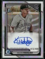 2024 Bowman #CPA-KHI Kelvin Hidalgo Chrome Prospect Autographs Refractors #/499