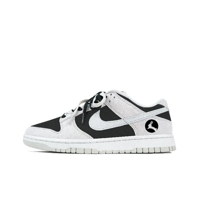 nike dunk low black and white jd