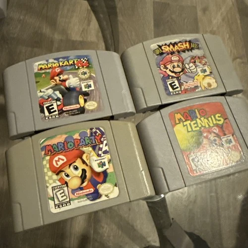 Nintendo 64 Video Game A Lot of 4 Games Tested Working Authentic