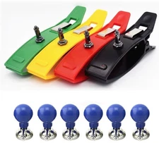 Universal ECG EKG Electrode Adapter Limb 4pcs Suction Cup 6pcs Nickle Plated