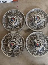 4x 15 - 1963 63 1964 64 Ford Galaxie Fairlane Hubcap Wheel Covers Center Caps