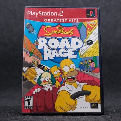 The Simpsons Road Rage (PS2) Case and Manual Only - Authentic Good Cond