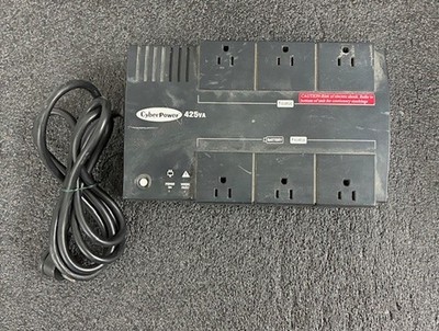 CyberPower CPS425SL 425VA 230W 120V Surge Protector Tested Working 6+ Outets