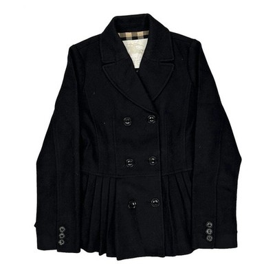 Burberry Jacke 12 Jahre - groß schwarz Wolle