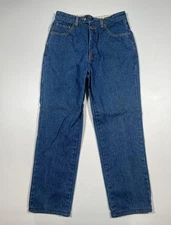 Vintage Tommy Hilfiger Jeans Mens 31 Blue Denim High Rise Straight Leg 90s