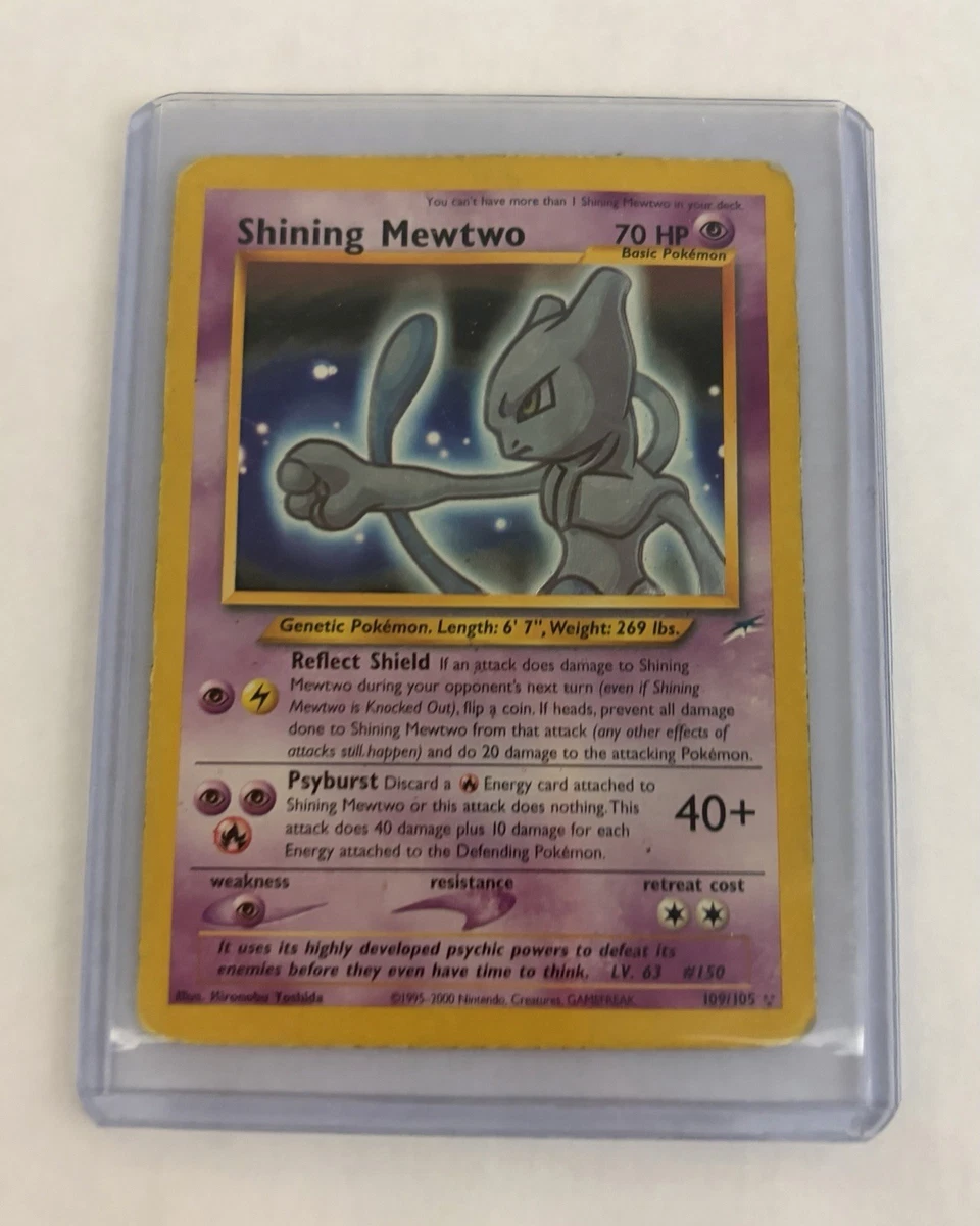 Mewtwo Pokémon TCG Neo Destiny Individual Collectible Card Game