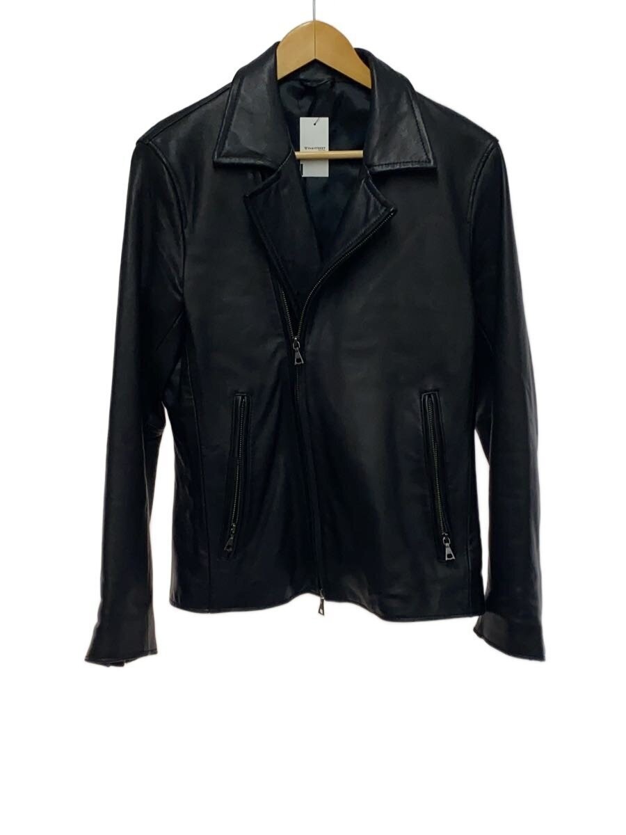 Beams Lights Leather Jacket Blouson/M/Sheepskin/Blk/Plain/51-18-0158-565 3464