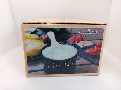 COOKUT Lumi Raclette Grill Kerze Fondue Schnell erhitzt Käse Schmelztiegel
