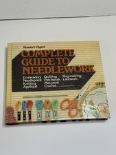 1979 Reader's Digest Vtg Hardcover Book The Complete Guide to Needlework