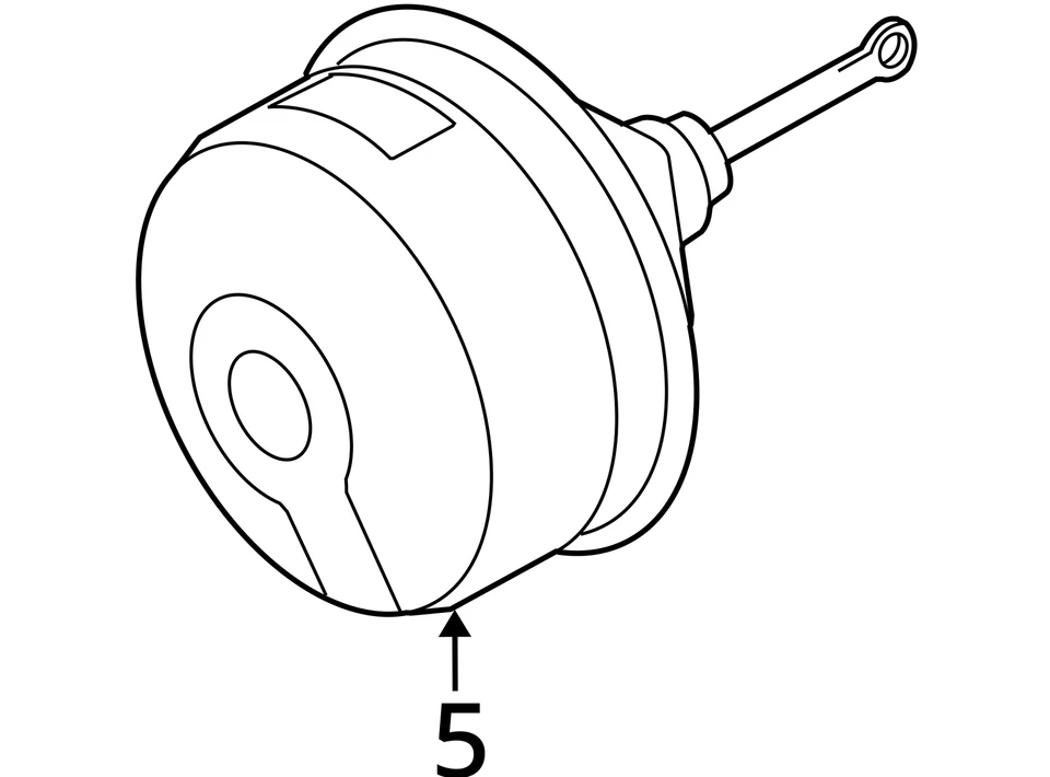 Ford Ford F150 Pickup Power Brake Booster Fabricante de Equipamento Original UULGZ - Imagem 3 de 3