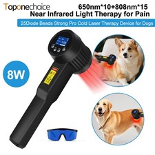 Low Level Laser Therapy LLLT 650 808nm Dog Post Surgery Wound Healing Device 8W