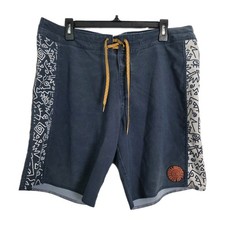 Billabong Recycler Dbah Pro Blue Swim Trunks Shorts Men's Size 36 