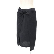 Mina Perhonen Happiness Cotton Linen Skirt Used Retro Made in Japan