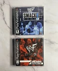 New ListingSony PlayStation 1 WWF Smackdown & WWF Attitude Complete w/Manuals & Reg Cards