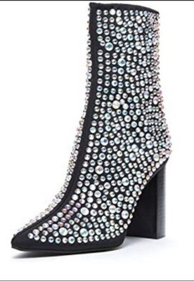 Jeffery Campbell Siren Booties Sparkle