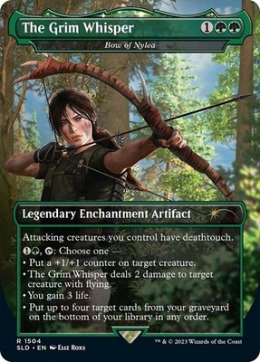 MTG The Grim Whisper - Bow of Nylea (1504) - Foil, NM-Mint, English Secret Lair