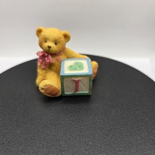 Cherished Teddies   Cherished Teddies "Bear With J Block"