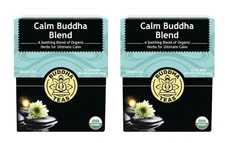 Buddha Teas Organic Calm Buddha Blend Tea 18 bags (2 PACK)